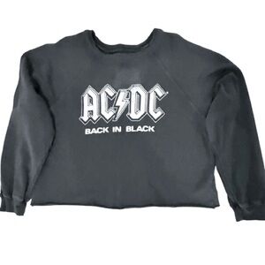 Original Retro Brand Charcoal Gray
AC/DC Cropped Sweatshirt